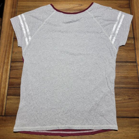 Authentic Apparel Dr Pepper SS Burgundy & Grey Tee - Size XL - Picture 3 of 4